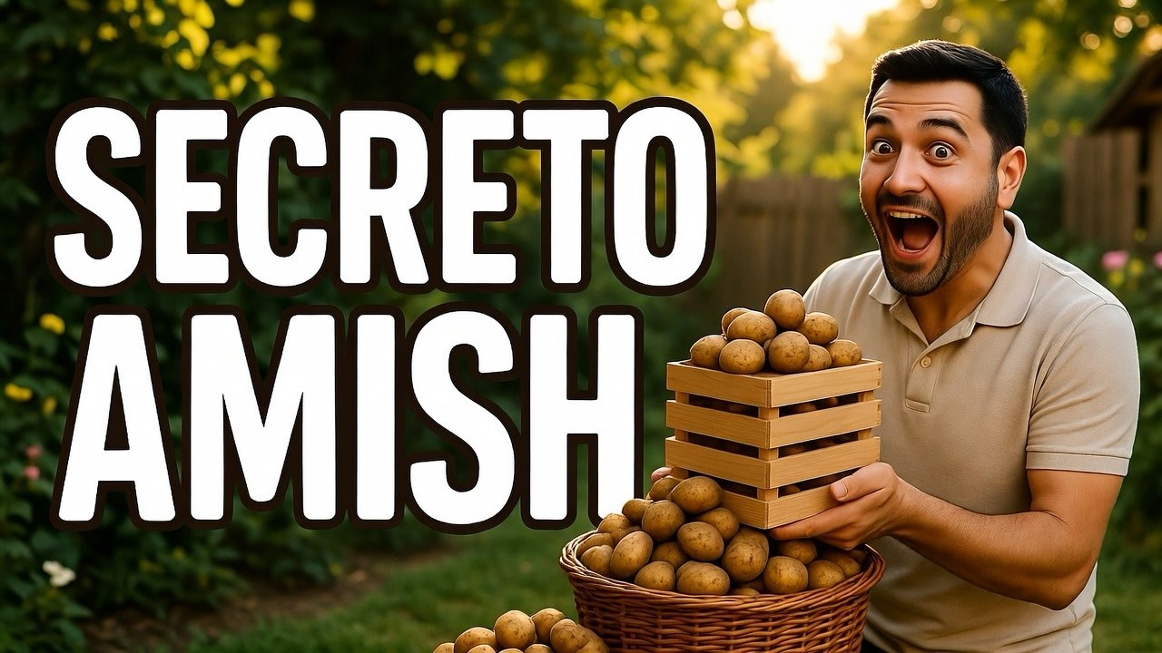 El Método Amish que Produce 40 Kilos de Papas en Solo 4 Pies Cuadrados