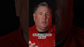 Gerry Glasco Texas Tech Plays For Chdanionship  Talent Composure Belief Whats Most Important