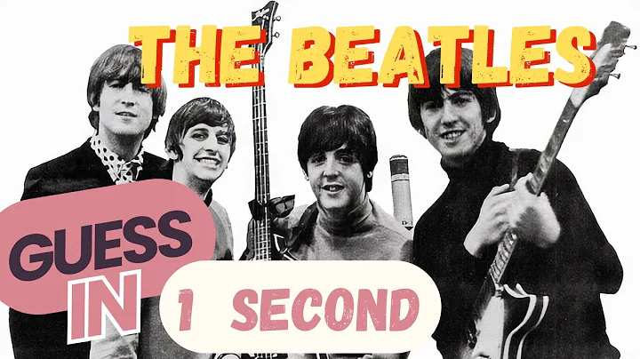 The Beatles | Guess in 1 second | Guessing Game