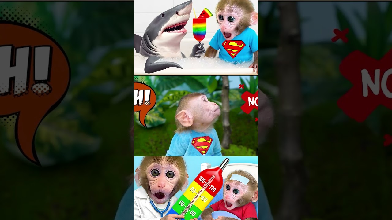 #monkeybabybonbon #bobykidstv #monkeybonbon #animalshome #cutemonkey #kindergarten #monkeyfunnyvideo