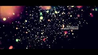 Power of energy galaxy Defocus blur bokeh effect Out of focus lights on black background colorpartic