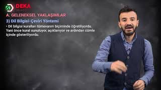 016- TÜRKÇE ÖĞRETMENLİĞİ – ÖABT - Dil Öğretim Yaklaşımları  I - MURAT KOÇ