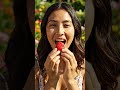 🥭🍓 She Tried The World's Sweetest Fruit! 😱🤤 #shorts