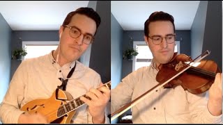 Gypsy Jazz  'Minor Swing' (Django)  Jazz Violin/Mandolin Improvisation