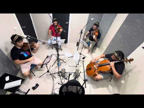 Gravação com Quarteto de Cordas (Strings) - Gabriel Vicentini (Prod) e Ronaldo Oliveira (Arr)