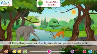 Ch 13 | Book Magic | EVS | Class 2 | Air We Breathe | For children