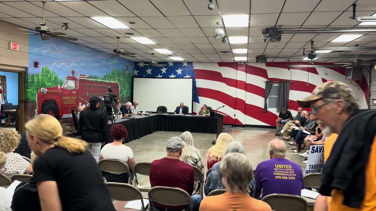 Tabernacle Township Meeting 9-22-2025