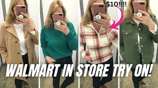 Walmart In Store Try On! So Impressed With The Jackets And This "Barefoot Dreams Like" Sweater!