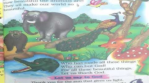 MORAL SCIENCE CONT...LET US THANK GOD-CLASS 1
