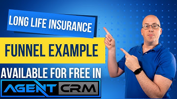 Long Life Insurance Funnel Example - Download for Free in Click & Play Library  #agentcrm #crm