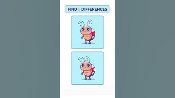 Hard Level: Spot 5 Differences | Brain Game Challenge #shorts