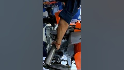 JE-400 SEMI AUTOMATIC PIPE CUTTING MACHINE #shorts #pipecutting #pipe