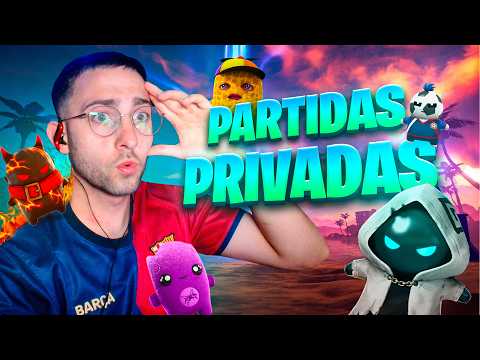 🎮PARTIDAS PRIVADAS DE FORTNITE en directo AHORA MISMO JUGANDO CON SUBS, BATALLA DE OUTFITS EN VIVO