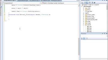 ASP.NET c# Visual Studio
