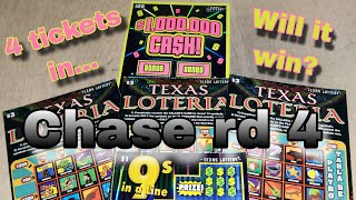$20 One Million Cash Chase Rd 4 Texas Lottery Scratchers 