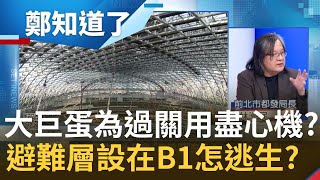 為過關無所不用其極？大巨蛋防災模擬遭爆攏係假 設計師經高人指點將避難層設在B1 反應時間僅設定30秒 災難發生避難真能泰若自然？│鄭弘儀主持│【鄭知道了 精選】20221101│三立iNEWS