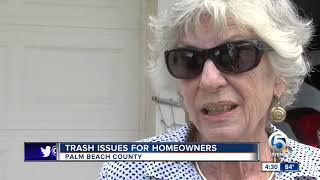 Trash issues for homeowners