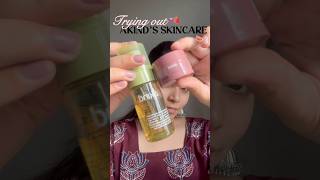 Trying out AKIND’s skincare♥️ really hydrate your skin well🍓 #mirakapoor #skincare #honestreview