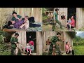 Full video, memories with wife and daughter, Daily life in the forest is very difficult, survival