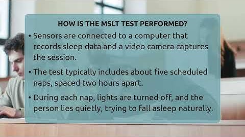 How Is The MSLT Test Performed? - Sleep Apnea Support Network