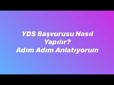 YDS Başvurusu Nasıl Yapılır?