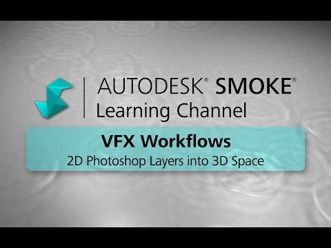 2D Photoshop Layers into 3D Space