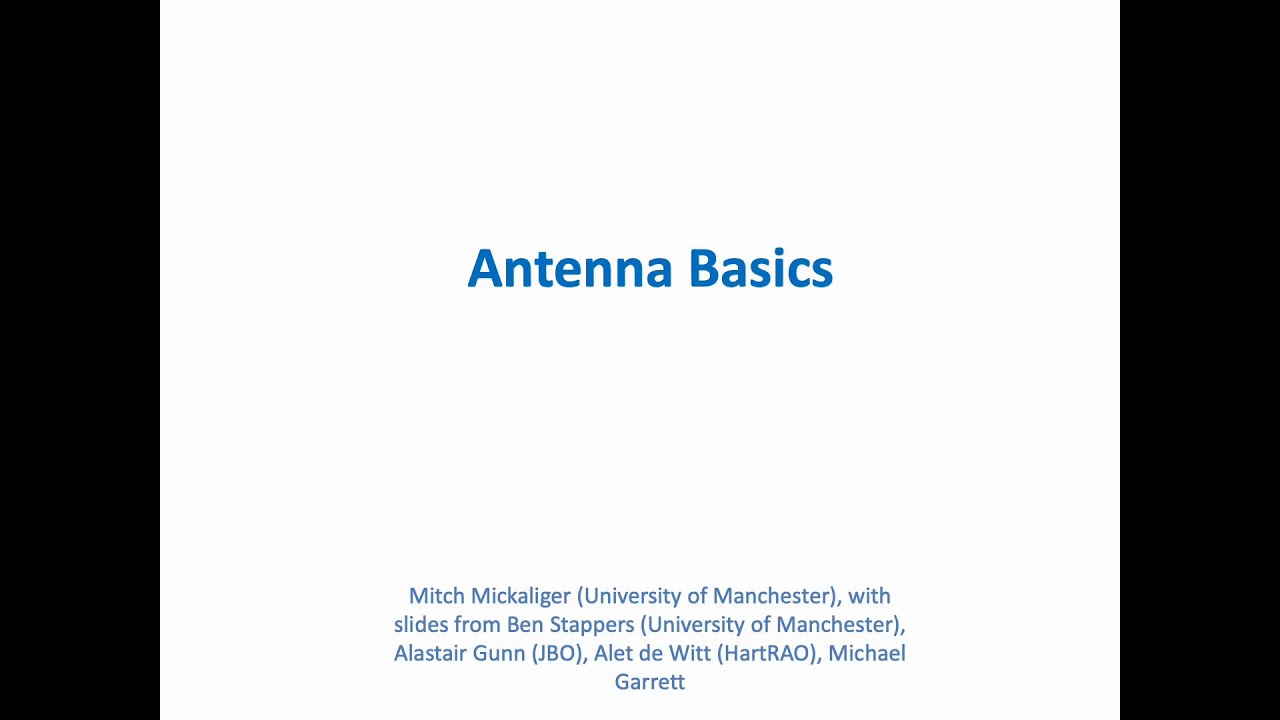 Antenna Basics - Mitch Mickaliger
