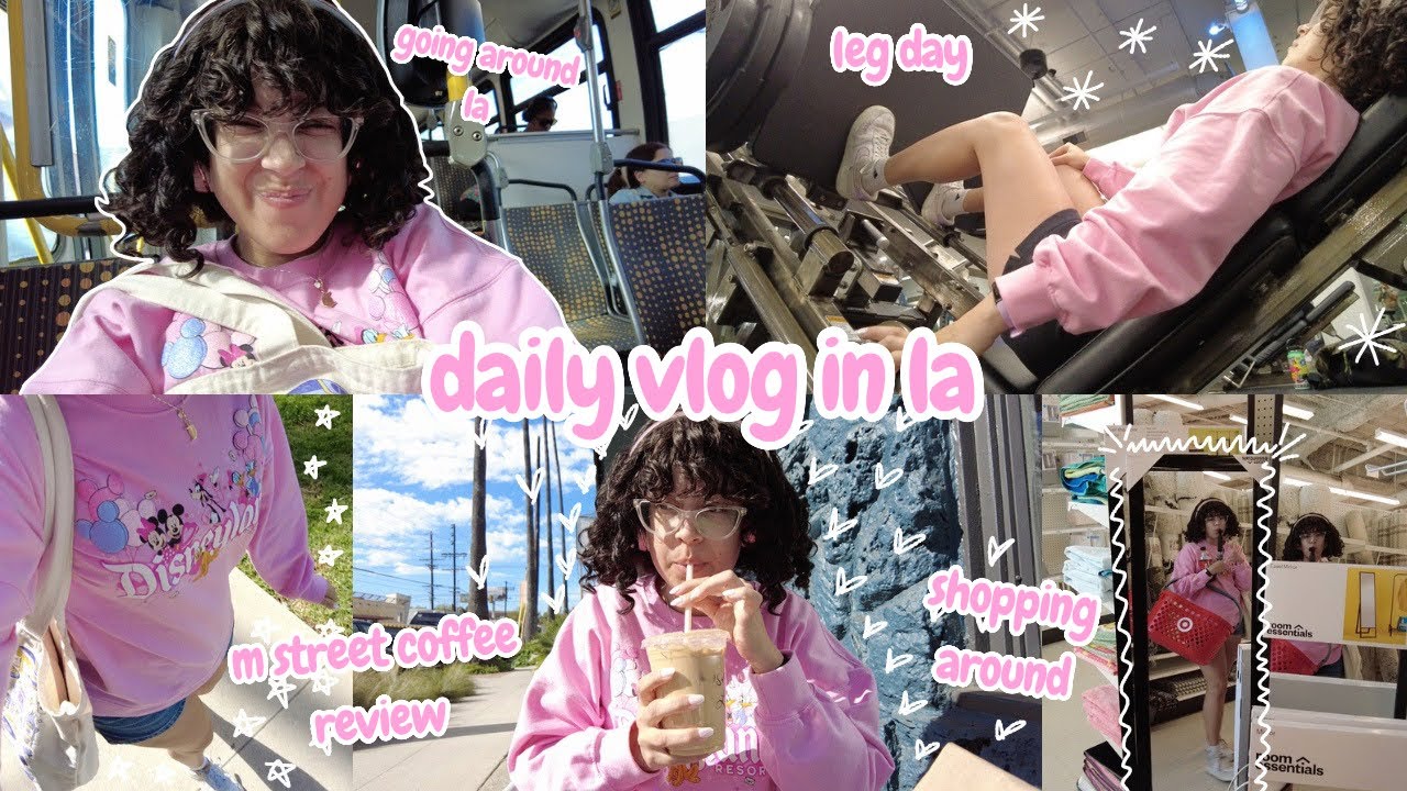 daily vlog: m street coffee, last food review, my first brand deals, leg day at the gym, target