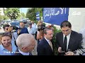 لحظة وصول شوكي وقيادات بالأحرار لمقر البام لعقد لقاء تواصلي مع رئيسة الحكومة 