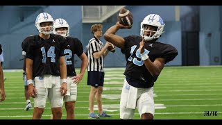 UNC QB Battle: Max Johnson vs Conner Harrell | Spring Practice Clips