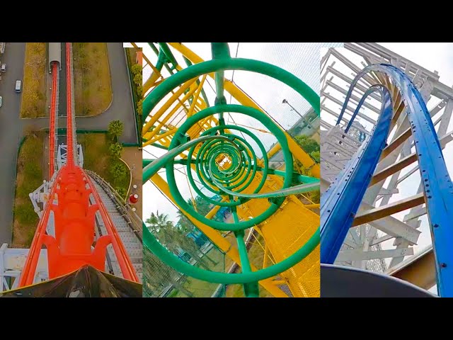 Every Roller Coaster at Nagashima Spaland Amusement Park, Japan! class=