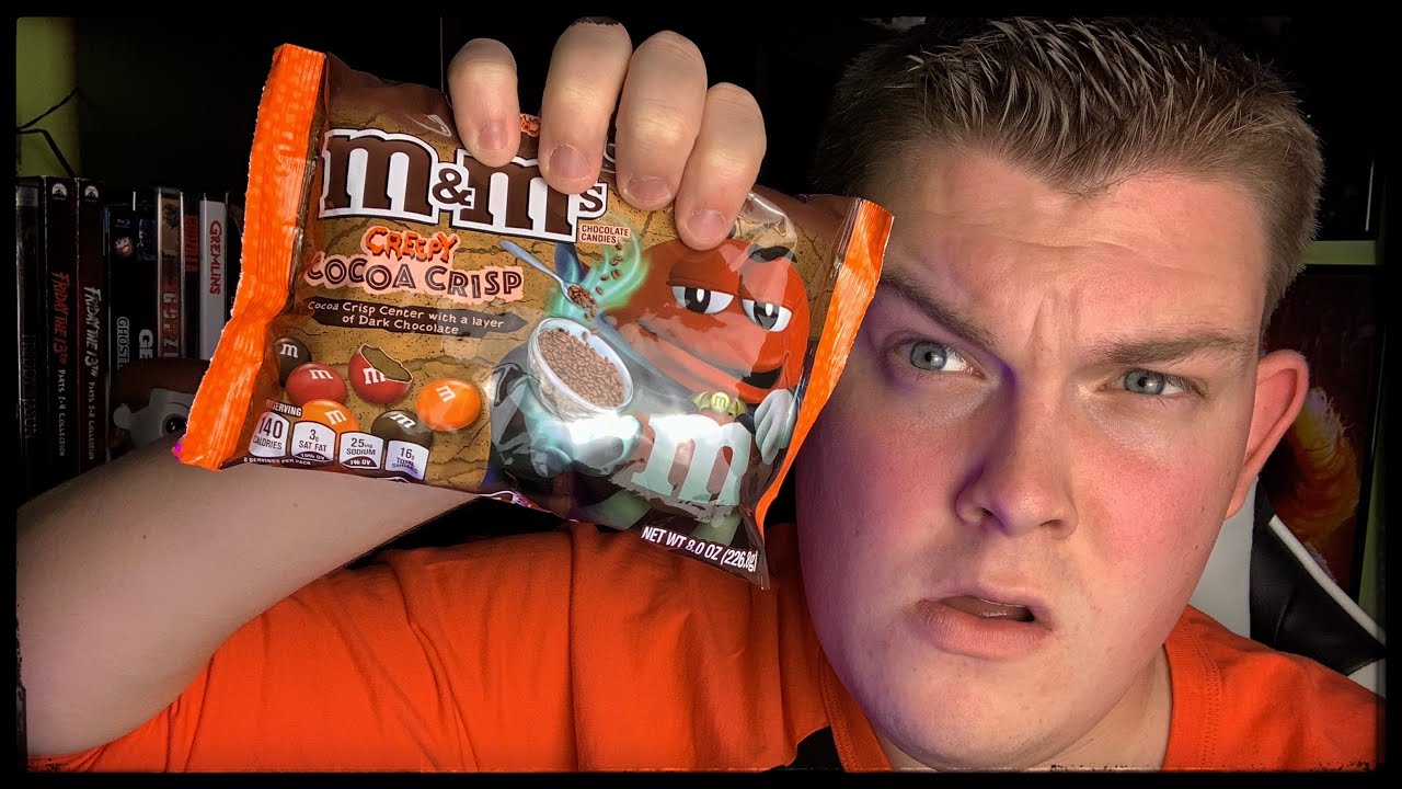 M&M’s Creepy Cocoa Crisp TASTE TEST + REVIEW
