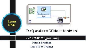 DAQ without Hardware |LabVIEW Programming #labview #mydaq #nationalinstruments