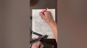 Determine Grid Azimuth using a protractor