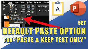 Set Default Paste Option (Work-around) for "Paste & Keep Text Only" in PowerPoint