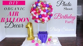 DIY Hot Air Balloon Tutorial | DIY Kids Birthday Decor | DIY Baby Shower Decor