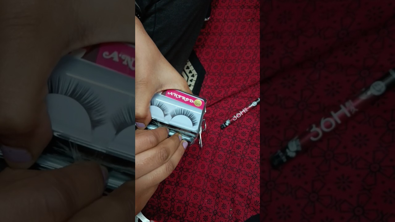 Meesho Affordable 5 Box Eyelashes , Eyeliner, Eyelashes Crurls in just