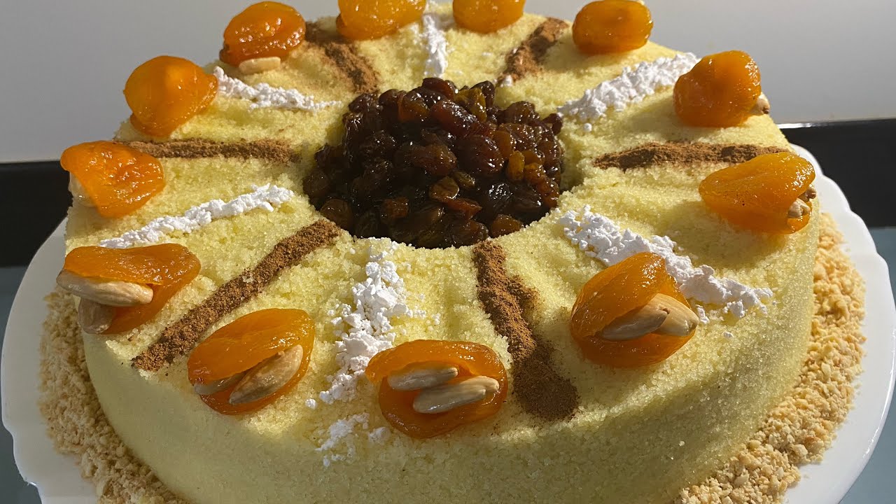 السفة المدفونة بالدجاج او الكسكس الحلو بطريقة مبسطة وناجحة 💯💯😋👌👌