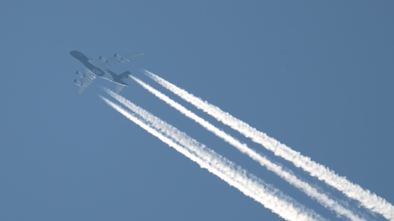 Lufthansa A380 Überflug 10.000 Meter – 100 Years Livery D-AIMH (LH9901)