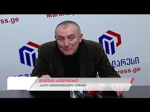\"ახალი მემარჯვენეების\" ლიდერ მამუკა კაციტაძის პრესკონფერენცია