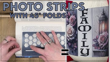 Photo Strips / Fore Edge Book Art / Combi / 45° folds