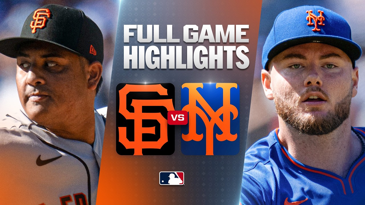 [MLB] 샌프란시스코 자이언츠 2 : 4 뉴욕 메츠 경기 결과·하이라이트