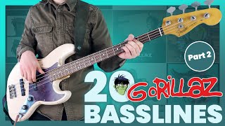 20 Gorillaz Basslines with Tabs – Part 2!