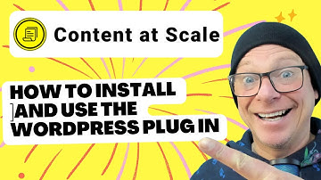 Content At Scale Wordpress: How to install the plug in and Autopost AI Blogs