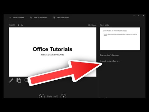 How to View Your PowerPoint Slide NOTES During Your Presentation (In Presenter Mode)
