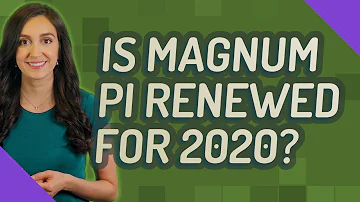 How did Magnum PI series end?