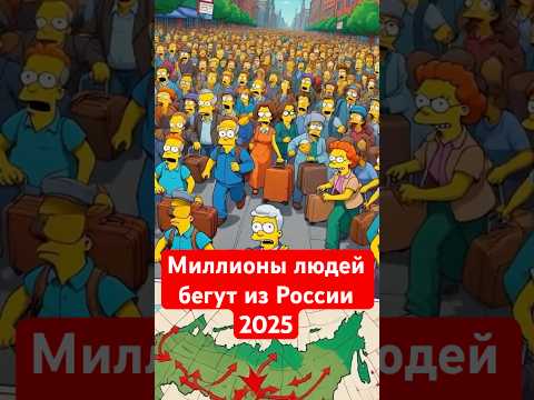 Симпсоны предсказали миллионы беженцев из России осенью 2025 года