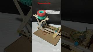 Electric folding Lift system with N20 Dc motor #youtubeshorts #tech #scienceproject #shorts