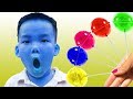 Finger Family Songs | Mommy Finger With Balloons - Kids Nursery Rhymes - 色の歌 - 赤ちゃん 童謡 色を学ぶ 子供のための