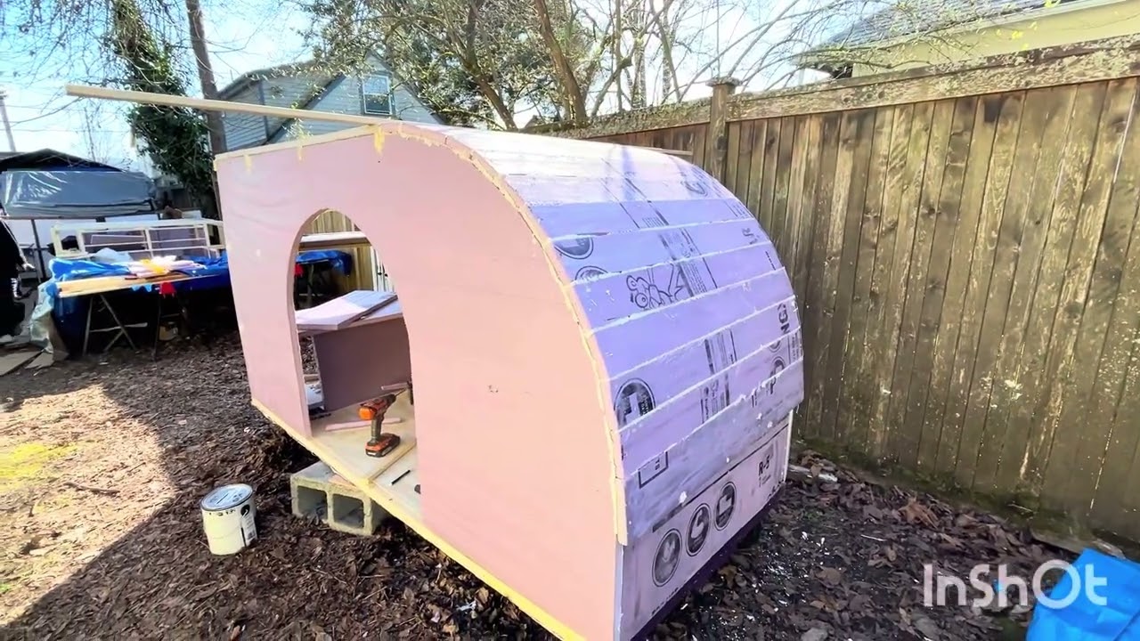 DIY purple camper 